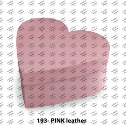 Boîte en cœur - Pink leather