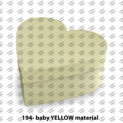 Boîte en cœur - Baby yellow...