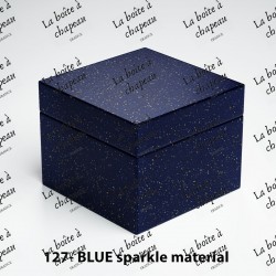 Boîte carrée - Blue sparkle...