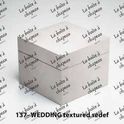Boîte carrée - Wedding...