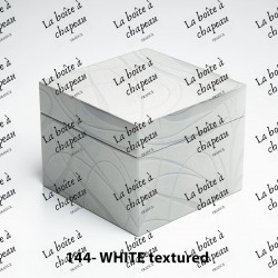 Boîte carrée - White textured