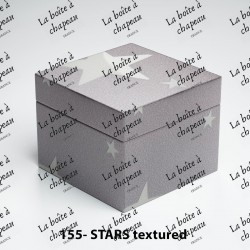 Boîte carrée - Stars textured