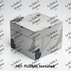 Boîte carrée - Floral textured