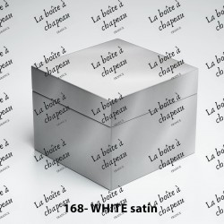 Boîte carrée - White satin