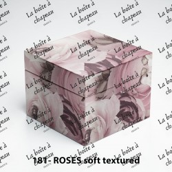 Boîte carrée - Roses soft...