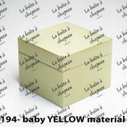 Boîte carrée - Baby yellow...