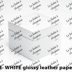 Boîte carrée - White glossy...