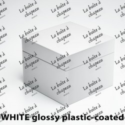 Boîte carrée - White glossy...