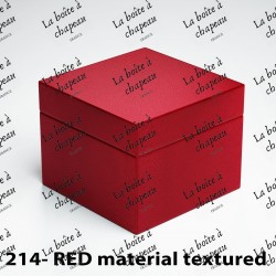 Boîte carrée - Red material...