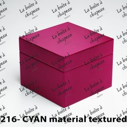 Boîte carrée - Cyan...