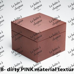 Boîte carrée - Dirty pink...