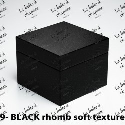 Boîte carrée - Black rhomb...