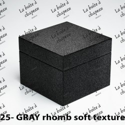 Boîte carrée - Gray rhomb...