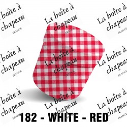 Boîte à chapeau - White red
