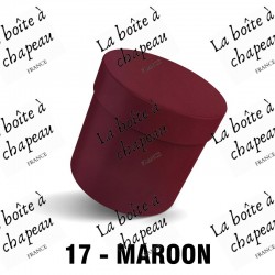 Boîte à chapeau - Maroon