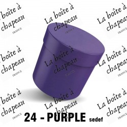 Boîte à chapeau - Purple sedef