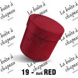 Boîte à chapeau - dark red
