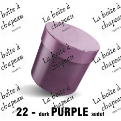 Boîte à chapeau - dark purple