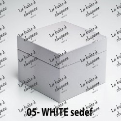Boîte carrée - White sedef