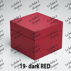Boîte carrée - Dark red