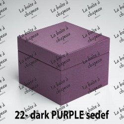 Boîte carrée - Dark purple...