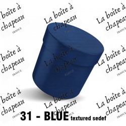 Boîte à chapeau bleu