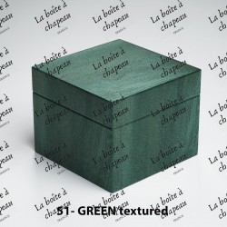 Boîte carrée - Green textured