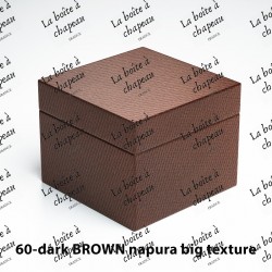 Boîte carrée - Dark brown...