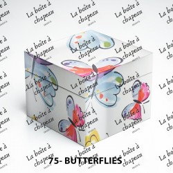 Boîte carrée - Butterflies