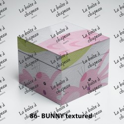 Boîte carrée - Bunny textured