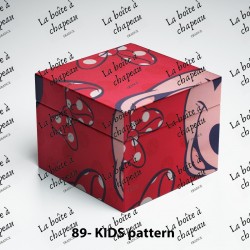 Boîte carrée - Kids pattern