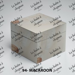 Boîte carrée - Macaroon