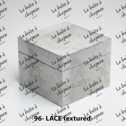 Boîte carrée - Lace textured
