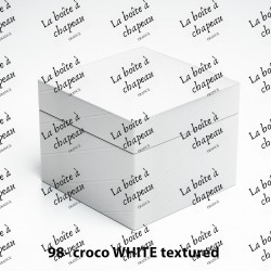 Boîte carrée - Croco white...