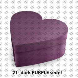 Boîte en cœur - Dark purple...