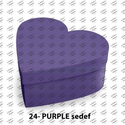 Boîte en cœur - Purple sedef