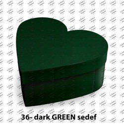 Boîte en cœur - Dark green...