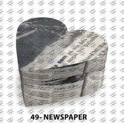 Boîte en cœur - Newspaper