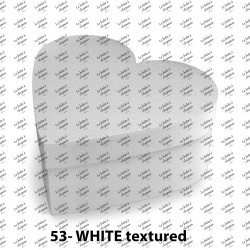Boîte en cœur - White textured