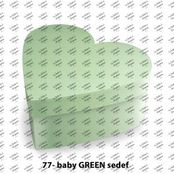 Boîte en cœur - Baby green...