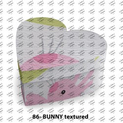 Boîte en cœur - Bunny textured