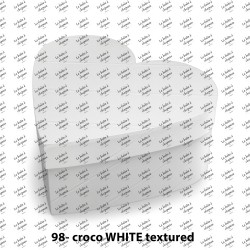 Boîte en cœur - Croco white...
