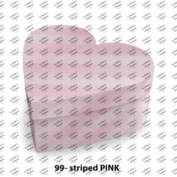 Boîte en cœur - Striped pink